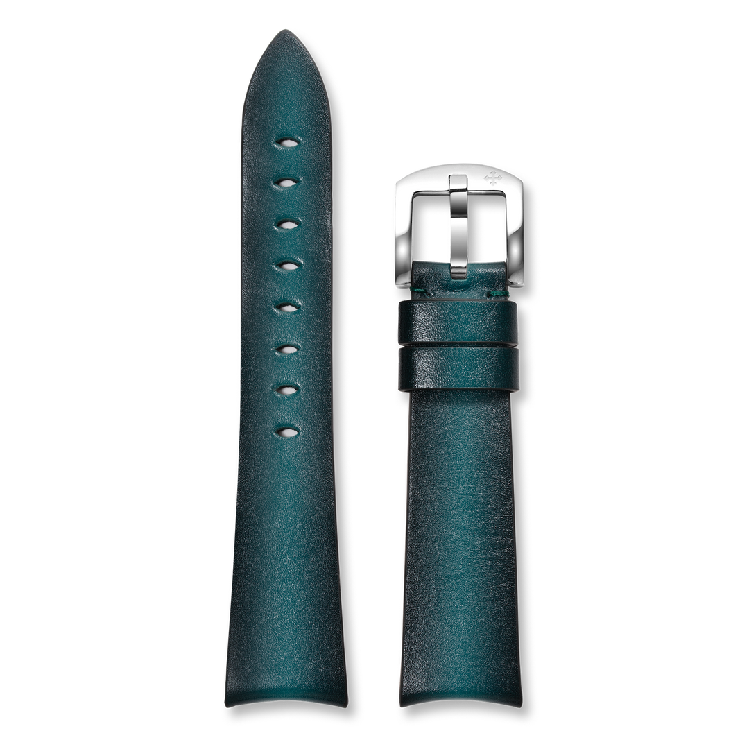 Venezianico Grön Fumè Läderrem 20mm