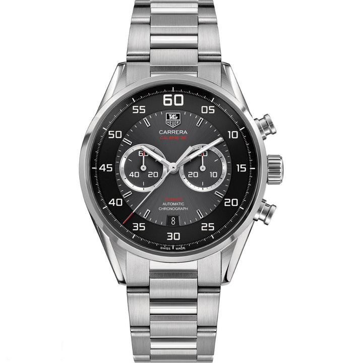 Zegarek TAG Heuer Carrera Caliber 36 Flyback 43mm automatyczny chronograf CAR2B10.BA0799
