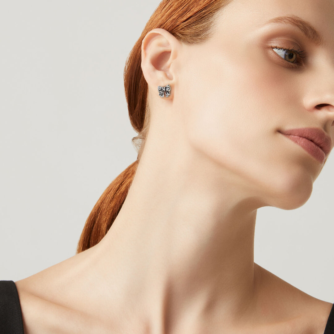 Kolczyki Giovanni Raspini z małą kokardką Kolczyki ze srebra 925 08002/1