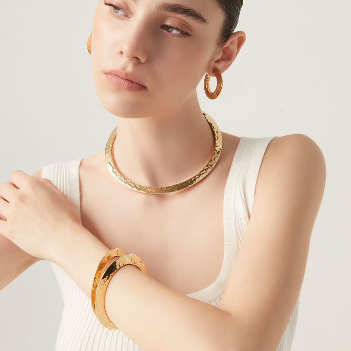 Malé náušnice Giovanni Raspini Blade z pozlaceného stříbra 11785