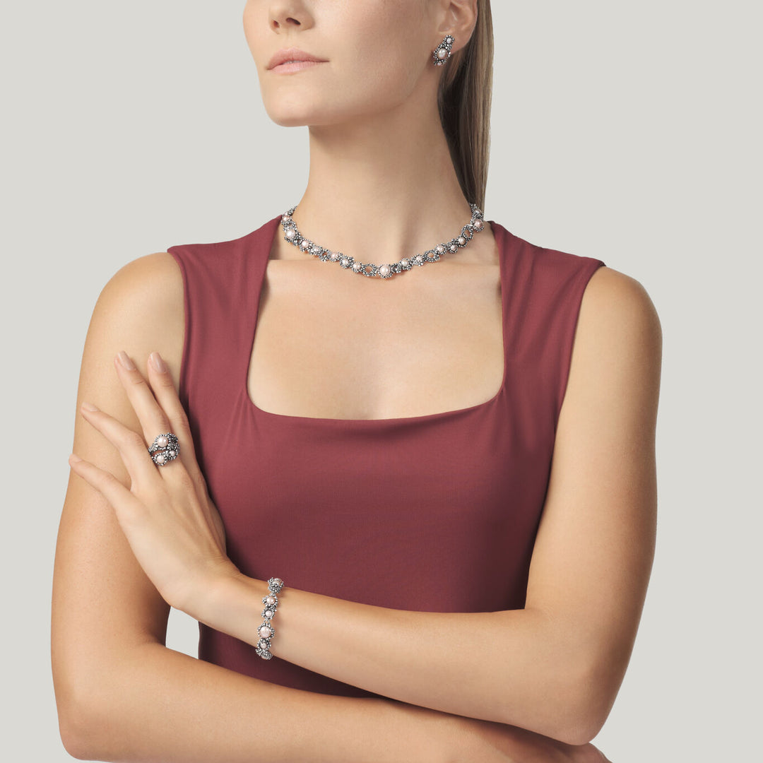 Giovanni Raspini Blossom hopeinen rannekoru 12492