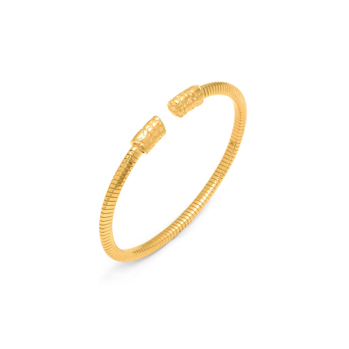 Giovanni Raspini mała bransoletka z krokodyla tubegas 18-karatowego złota bransoletka ze srebra 925 12547