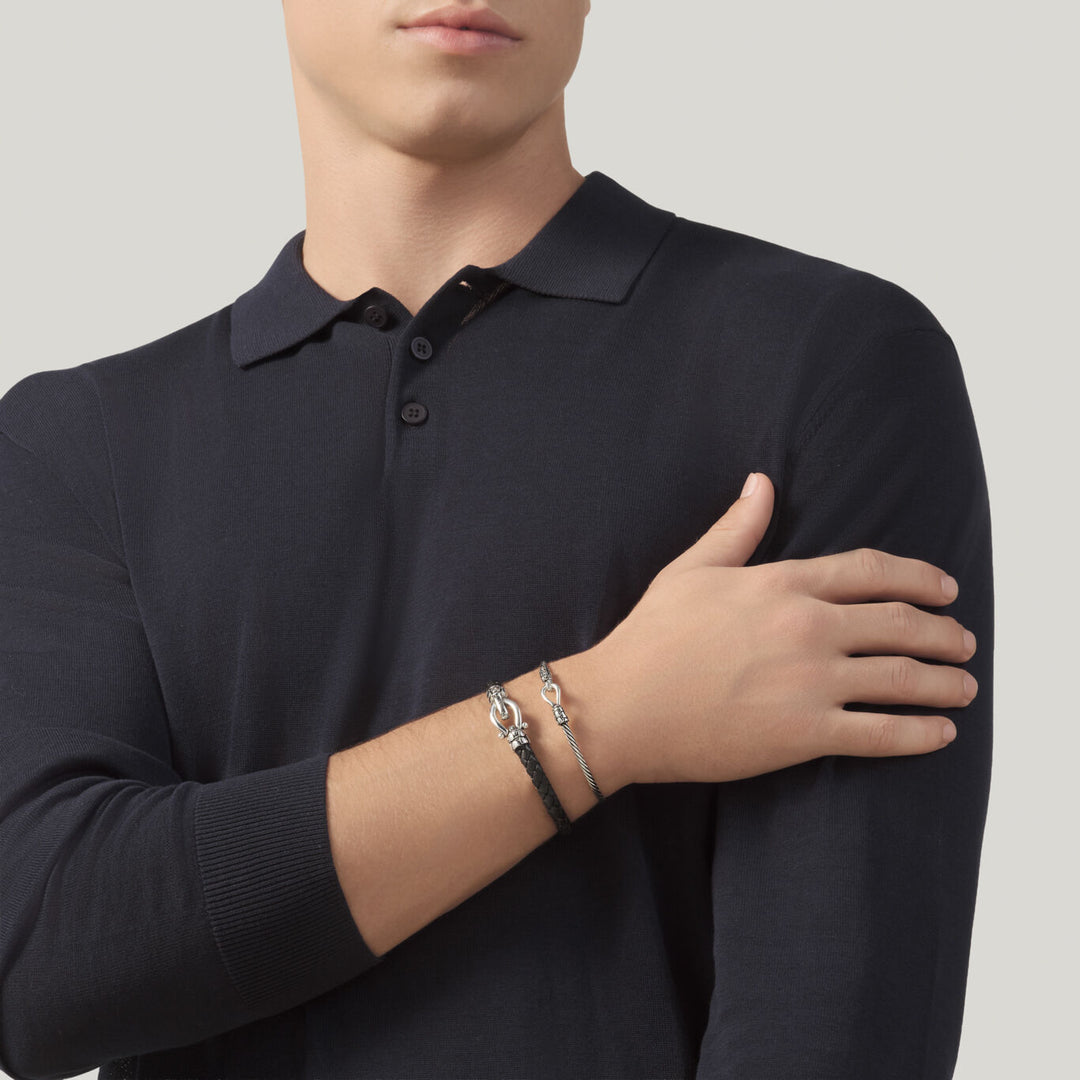 Giovanni Raspini Bratara rigida croco Bratara din argint 925 12567