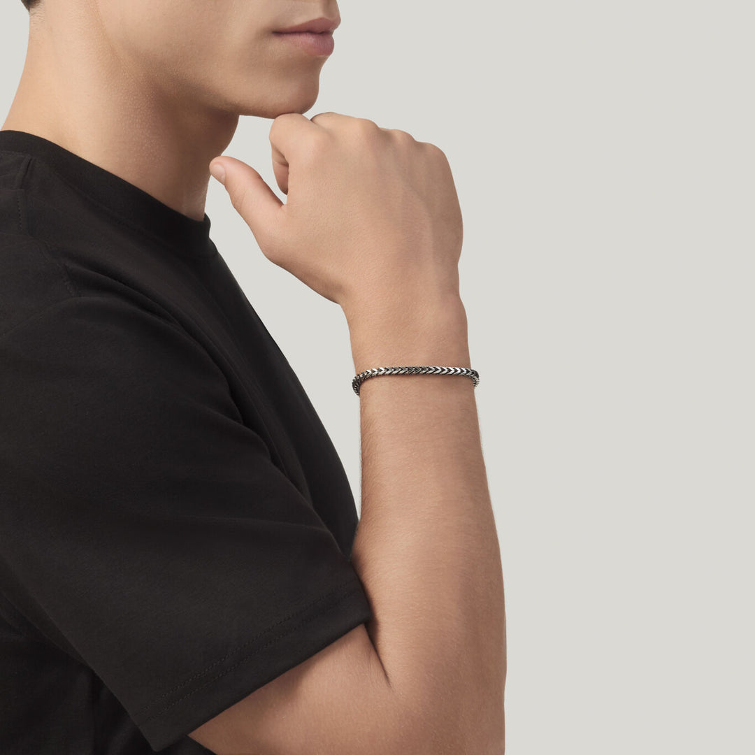 Giovanni Raspini négyzet alakú grumetta karkötő 925 ezüst karkötő 12582