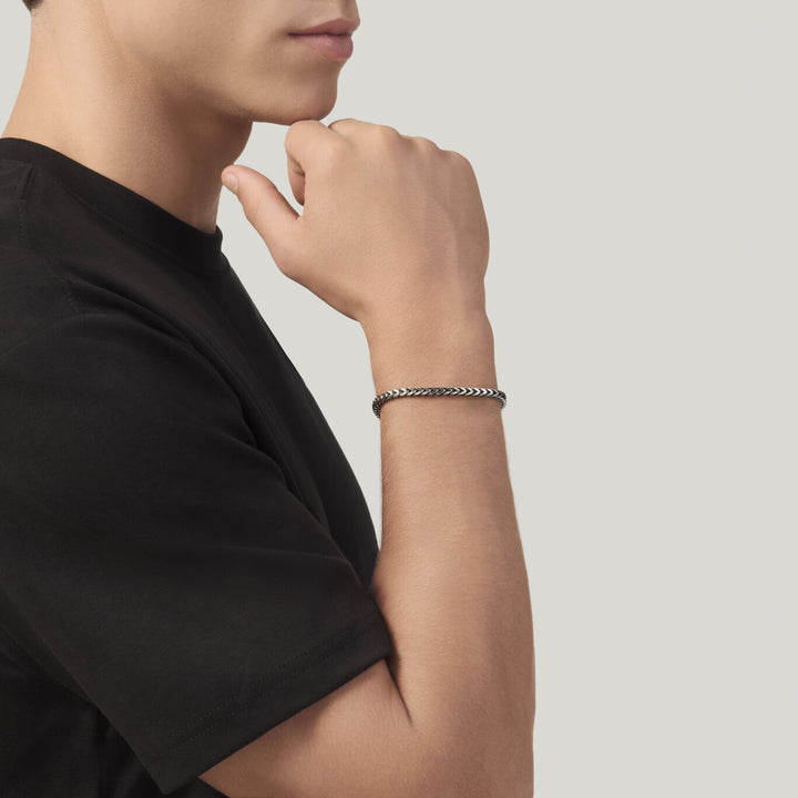 Giovanni Raspini négyzet alakú grumetta karkötő 925 ezüst karkötő 12582