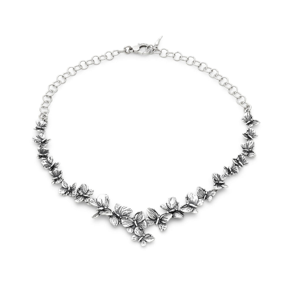 Collar de mariposa Giovanni Raspini Collar de plata 925 12602