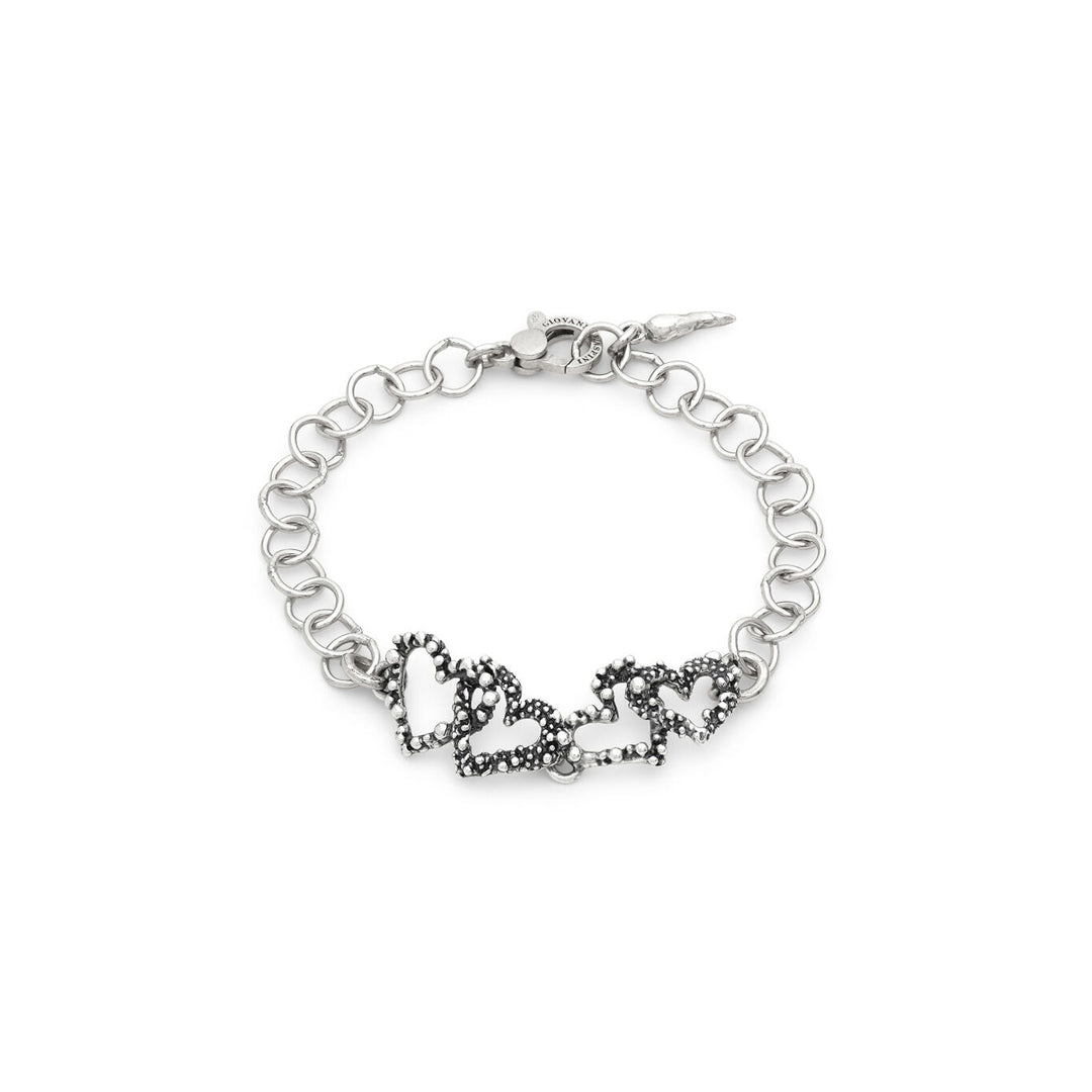 Giovanni Raspini kleines Herzarmband 925 Silber Armband 12617