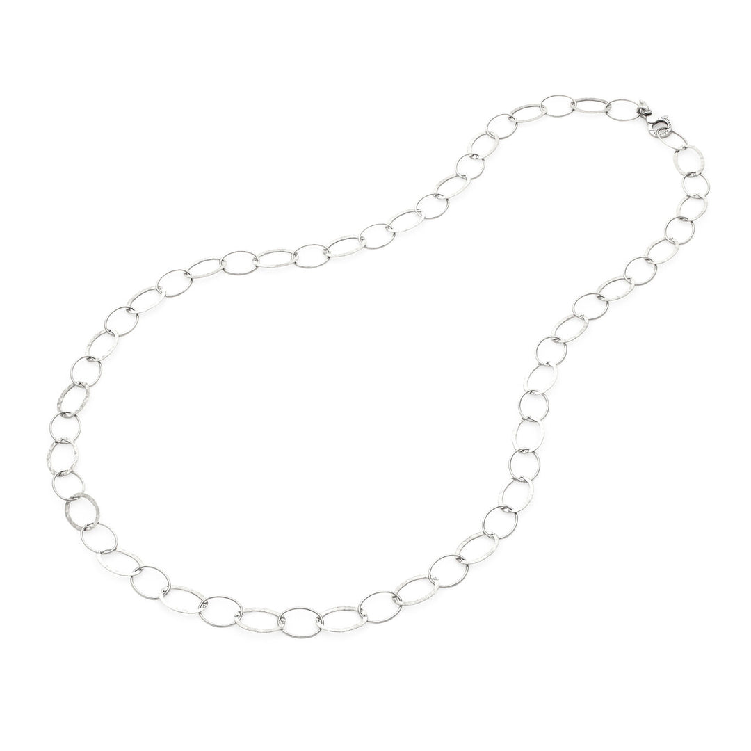 Giovanni Raspini alternating link necklace 925 Silver Necklace 12620