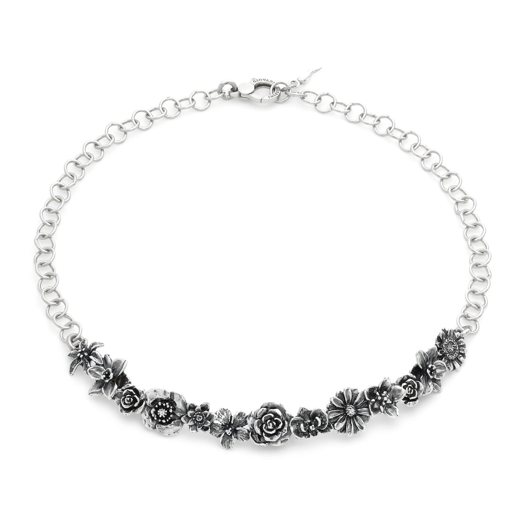 Colar Bouquet Giovanni Raspini - Colar em Prata 925 - 12696
