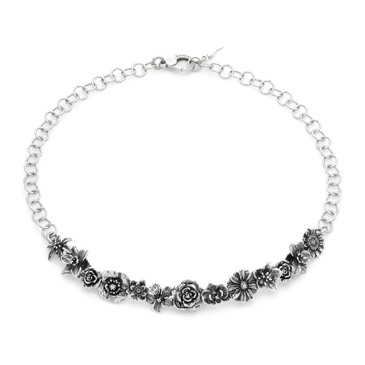 Colar Bouquet Giovanni Raspini - Colar em Prata 925 - 12696