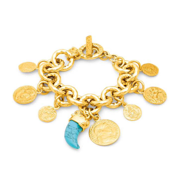 Giovanni Raspini Pueblo Coin Armband vergoldete Bronze N0006