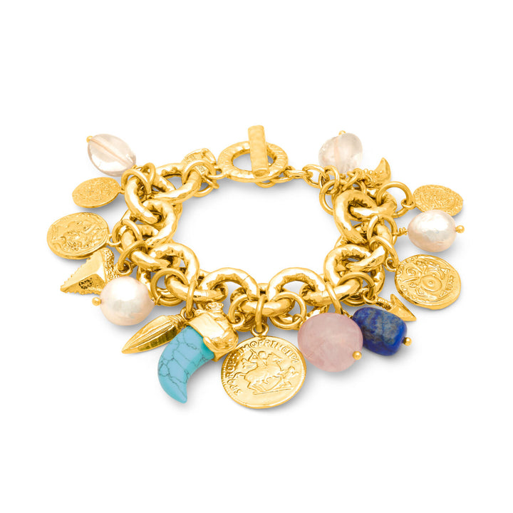 Bratara Giovanni Raspini Pueblo Mix bronz aurit N0007