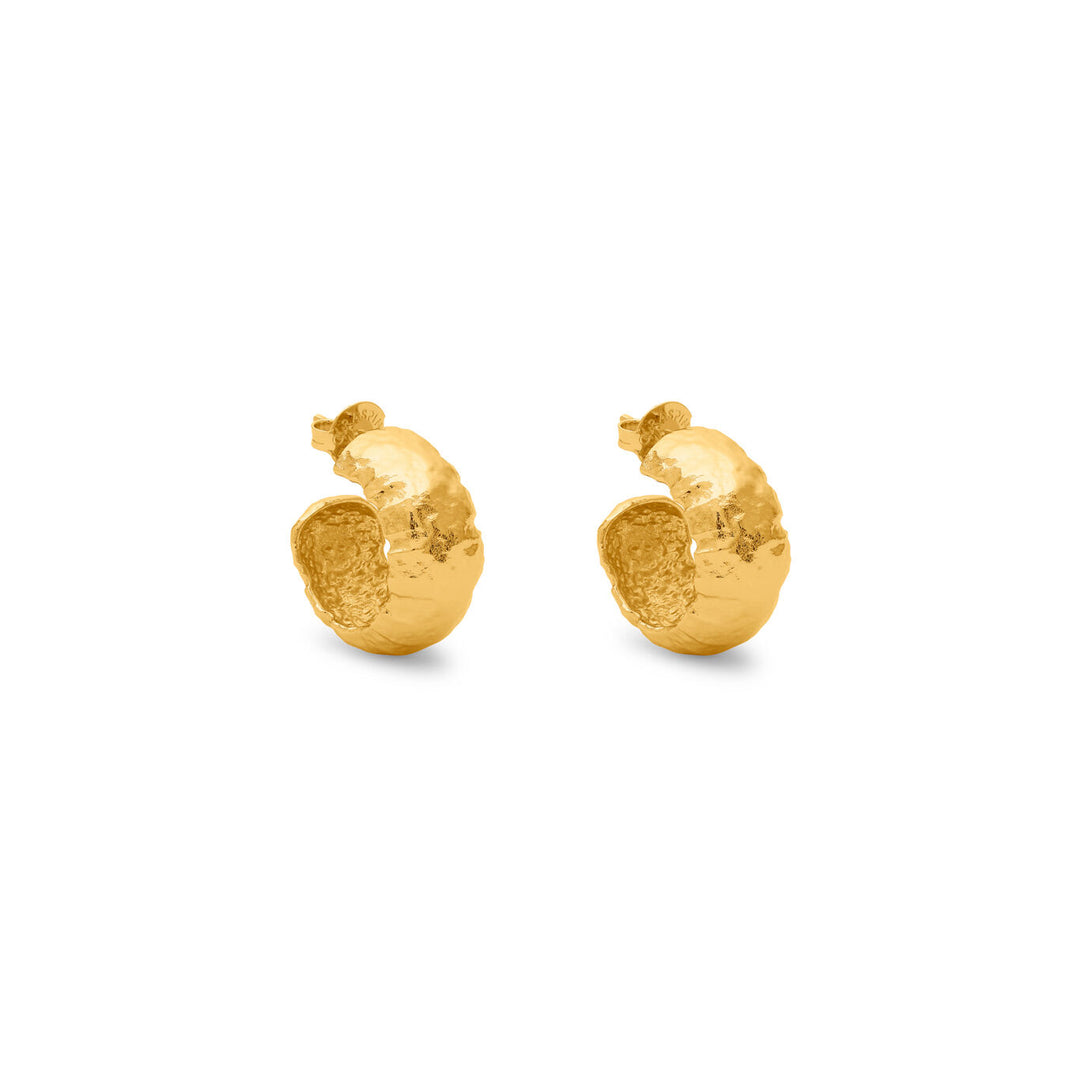 Giovanni Raspini orecchini cerchio sand Orecchini placcato oro 18 kt N0048