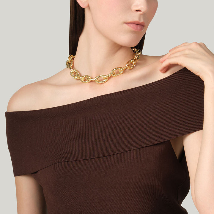 Collier Giovanni Raspini zelda collier plaqué or 18 carats N0060