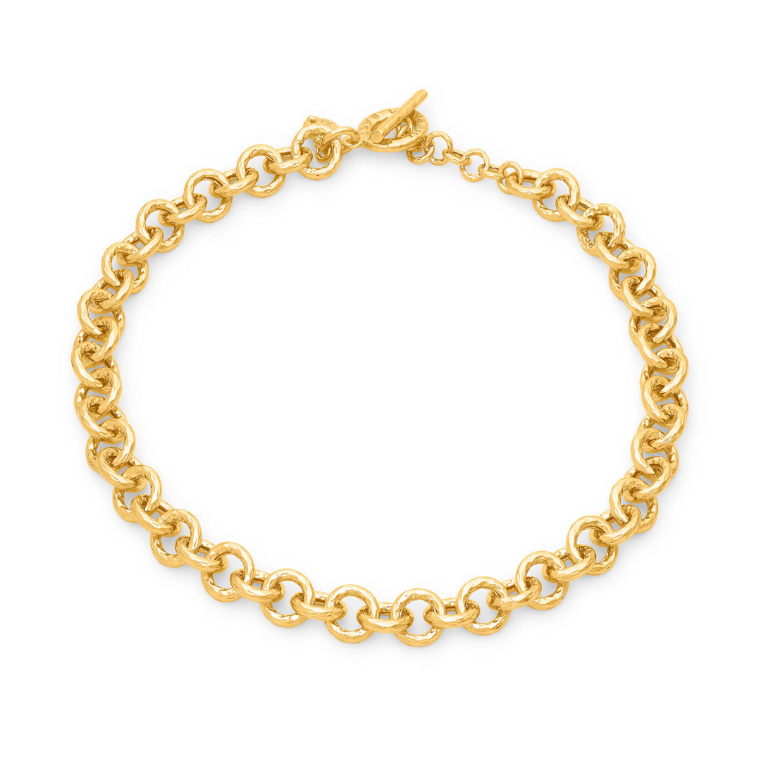 Giovanni Raspini medium pueblo ketting 18 kt vergulde ketting N0062