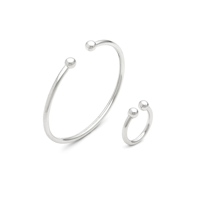 Giovanni Raspini zestaw osi Bransoletka i pierścionek ze srebra próby 925 X01603