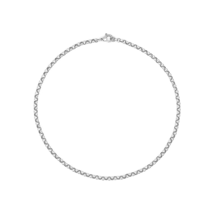 Giovanni Raspini collar pequeño de cadena Rolò 90cm plata 925 7154/60