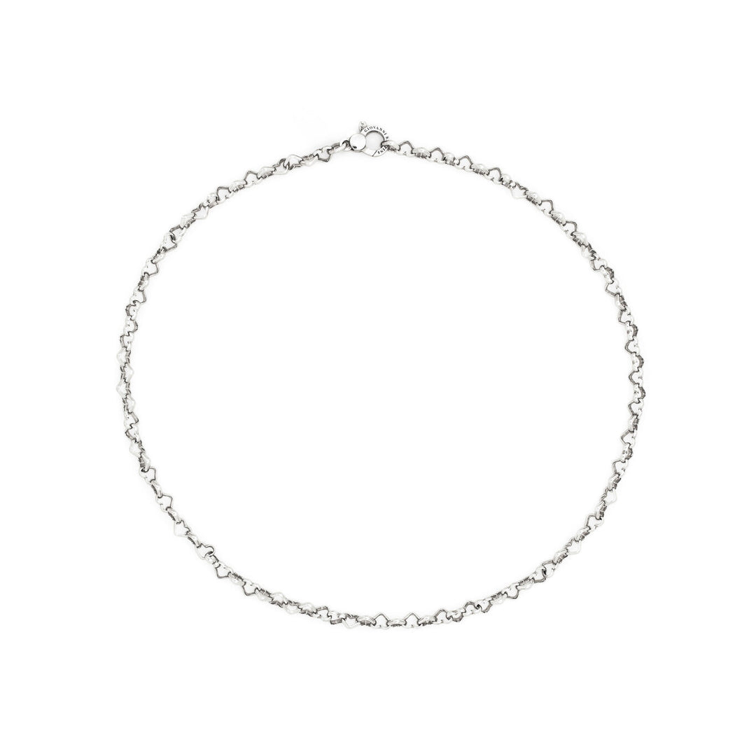 Collar de cadena de corazón Giovanni Raspini Collar de plata 925 12618