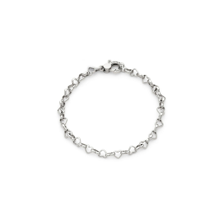 Pulsera de cadena de corazón Giovanni Raspini Pulsera de plata 925 12619