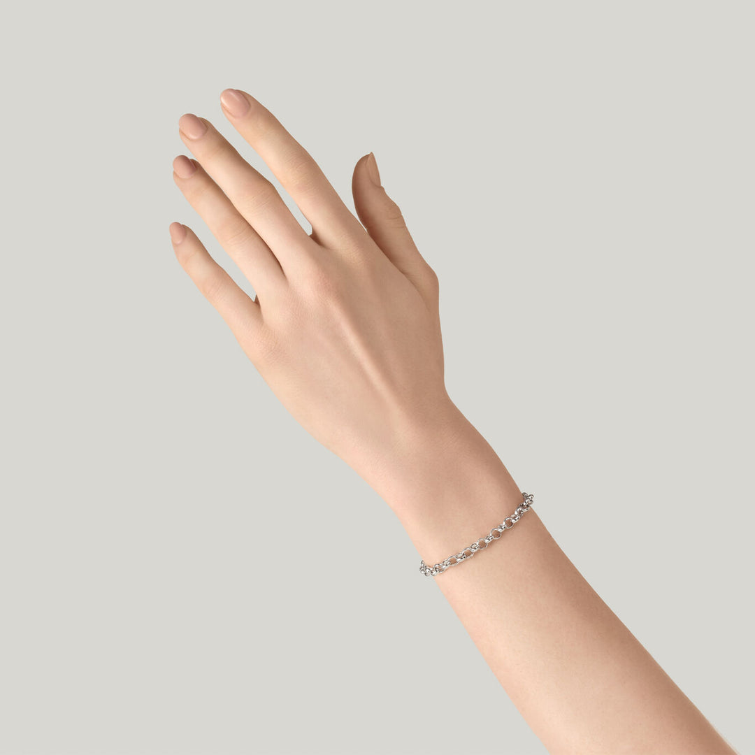 Giovanni Raspini medium rolò armband 925 Silverarmband 12622