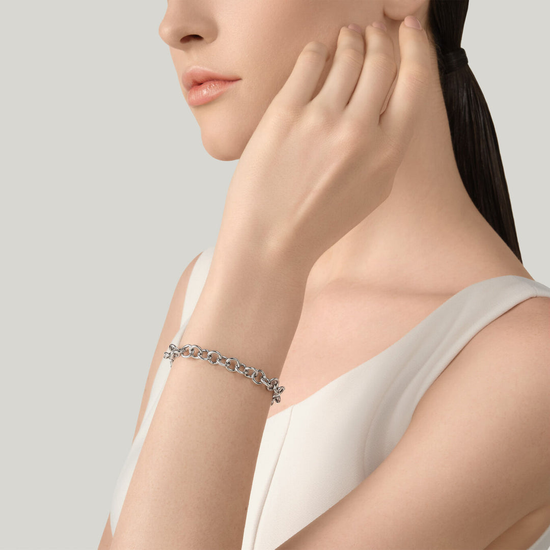 Pulsera de cadena Giovanni Raspini "m" Pulsera de plata 925 12623