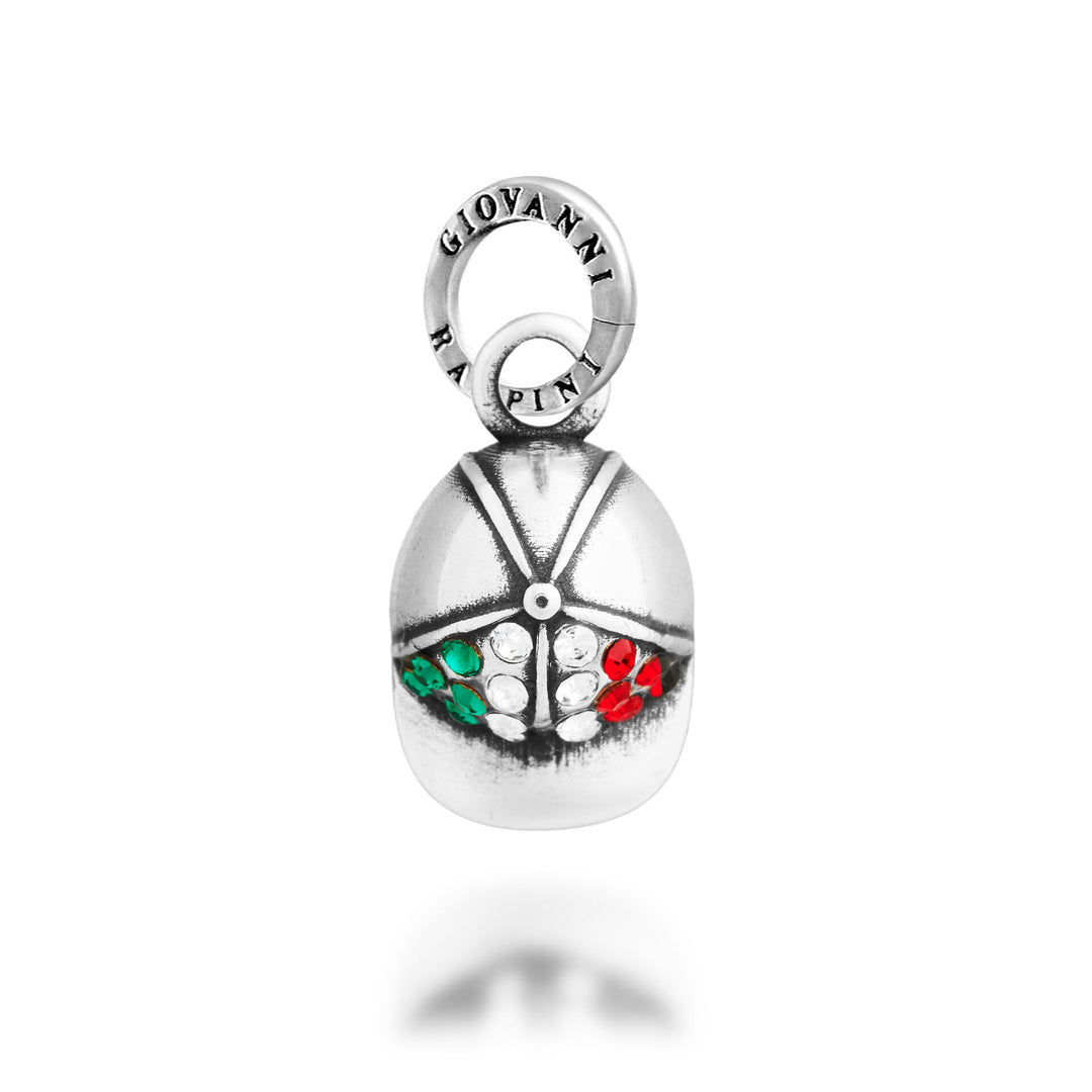 Giovanni Raspini Cappellino Crystal Charm - Ezüst és cirkon bűbáj - 12749