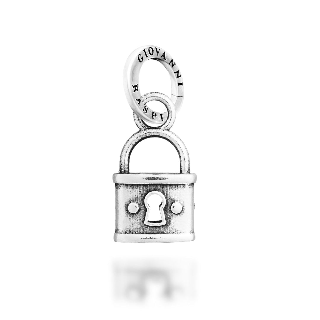 Giovanni Raspini Crystal Hänglåsberlock - Silver och zirkonberlock - 12751