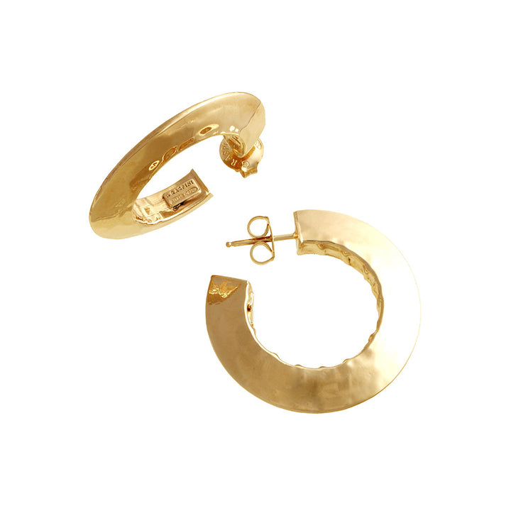 Créoles Giovanni Raspini Blade Piccolo en argent 925, finition or jaune PVD 11785