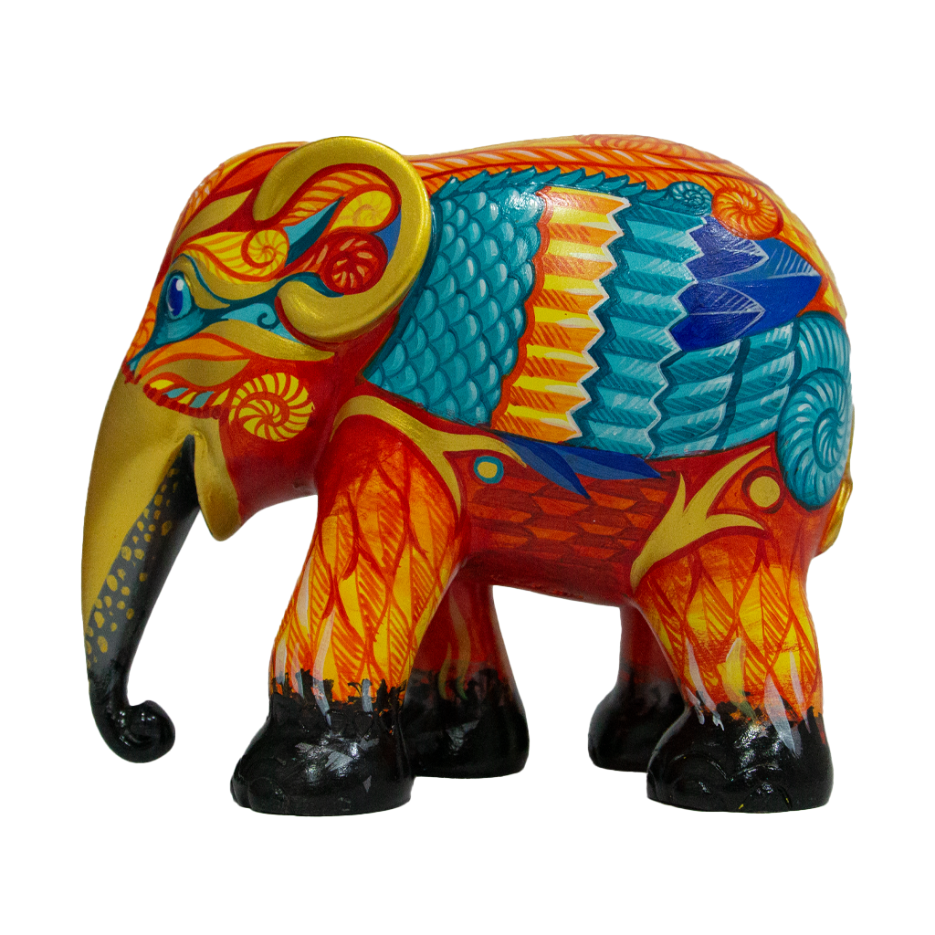 Elephant Parade elefánt Phoenix of the Ashes 15cm Limited Edition 3000 PHOENIX OF THE ASHES 15