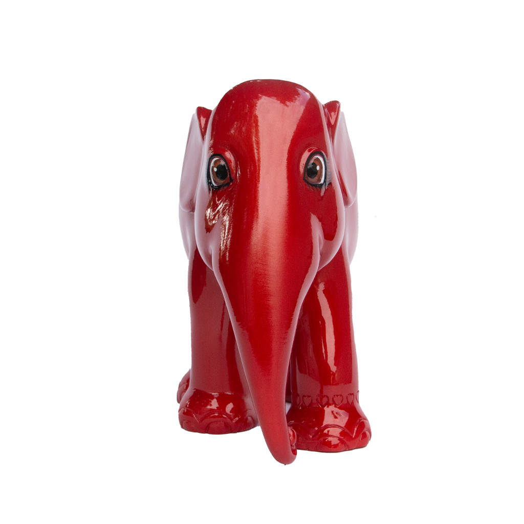 Elephant Parade elefante Metallic Vermilion Red 15cm Limited Edition 3000 METALLIC VERMILION RED 15