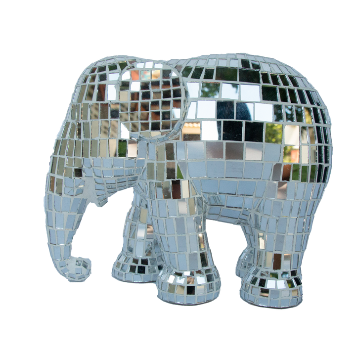 Elephant Parade elefánt Disco Disco Silver 15cm Limited Edition 3000 DISCO DISCO SILVER 15