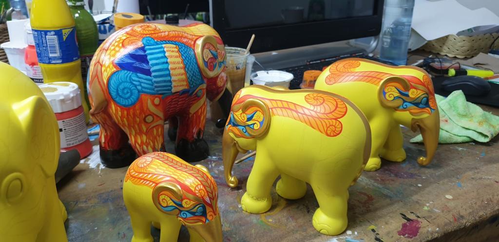 Elephant Parade elefánt Phoenix of the Ashes 15cm Limited Edition 3000 PHOENIX OF THE ASHES 15
