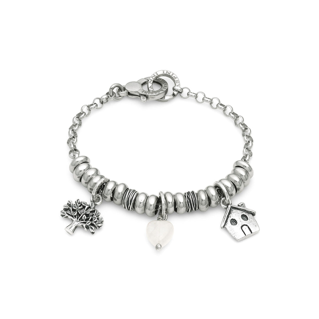 Giovanni Raspini Radici di Luce Armband - Armband aus 925er Silber und Bergkristall -