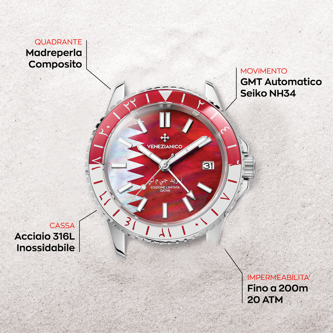Venetian Nereide GMT - Ediție limitată Qatar