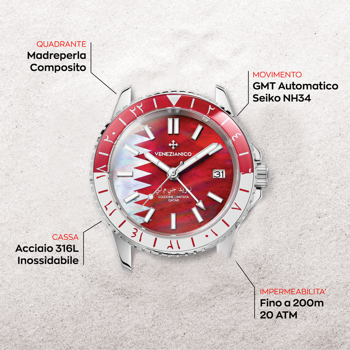 Venetian Nereide GMT - Ediție limitată Qatar