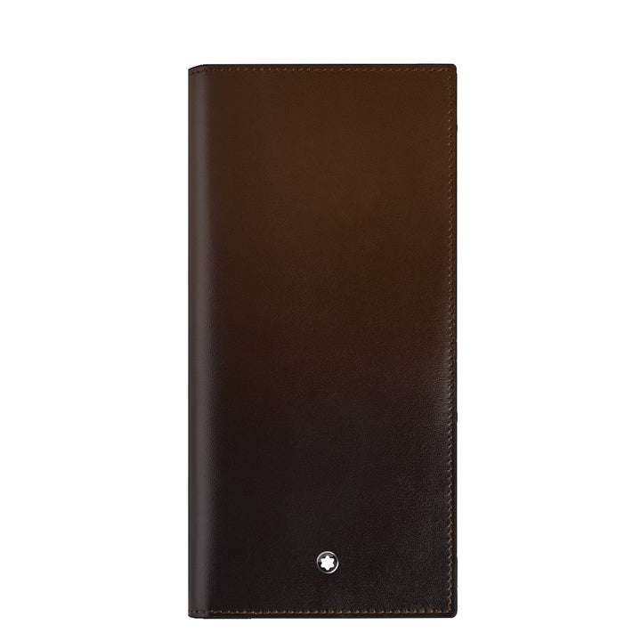 Montblanc pung 14 rum Meisterstück, lomme med brun gradient lynlås 220318