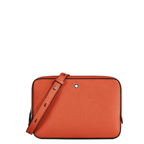 Montblanc liten mandarin Sartorial axelväska i läder 221576