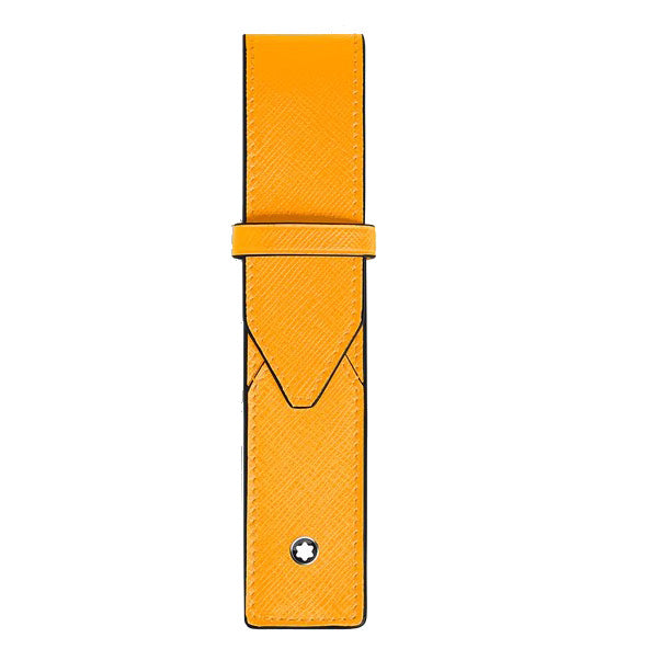 Montblanc case for 1 writing instrument Envelope saffron 221640