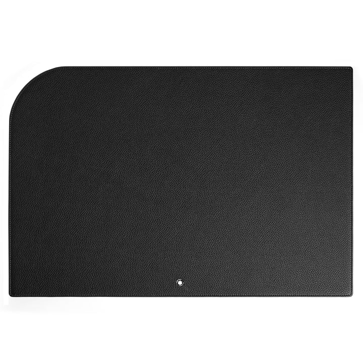 Montblanc Protector de escritorio de piel veteada negra 222608