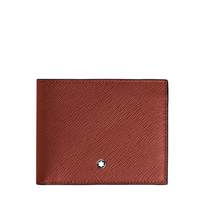 Montblanc wallet 6 pockets sartorial leather red oak 223011