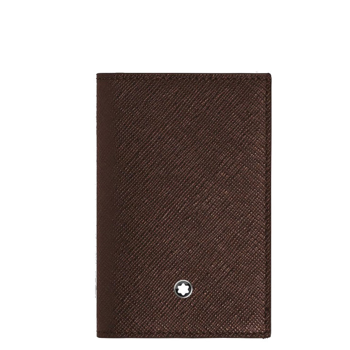 Montblanc-korttiteline 2 taskua Sartorial nahka eebenpuu väri 223043