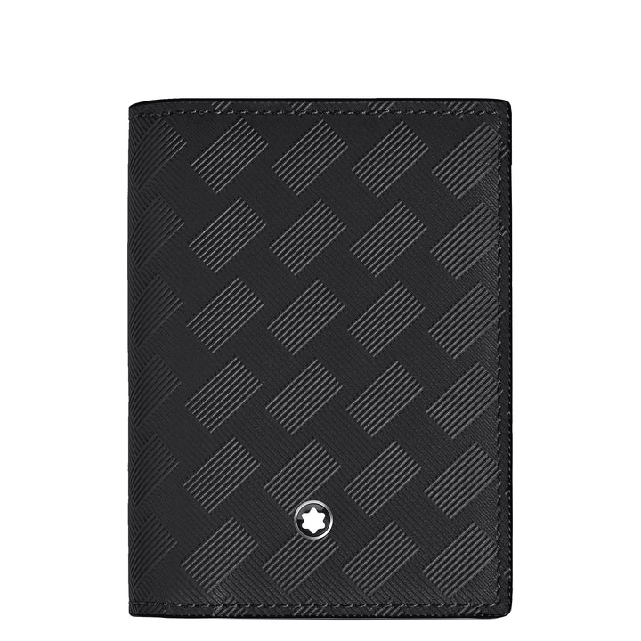 Montblanc kortholder 4 lommer Extreme læder sort/bauxit 223167