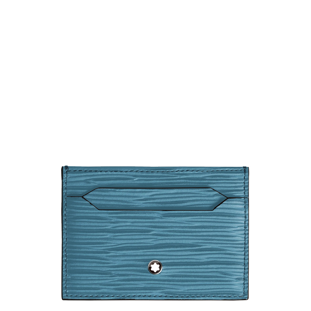 Tarjetero Montblanc 5 compartimentos 4810 Fumé Azul 199349