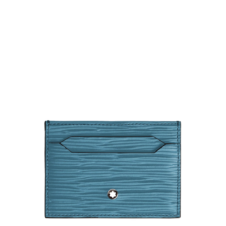 Tarjetero Montblanc 5 compartimentos 4810 Fumé Azul 199349