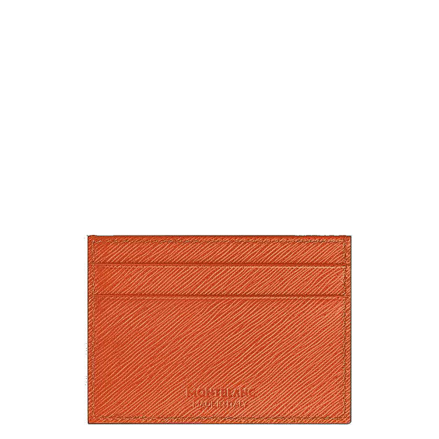 Montblanc 5-taskuinen korttiteline mandariinia Sartorial-nahkaa 221352
