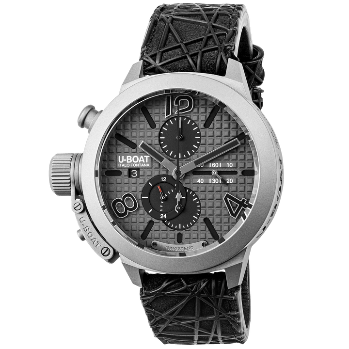 U-BOAT kello Classic 45 Titanium Tungsten Grey 45mm harmaa automaattinen titaani 3002