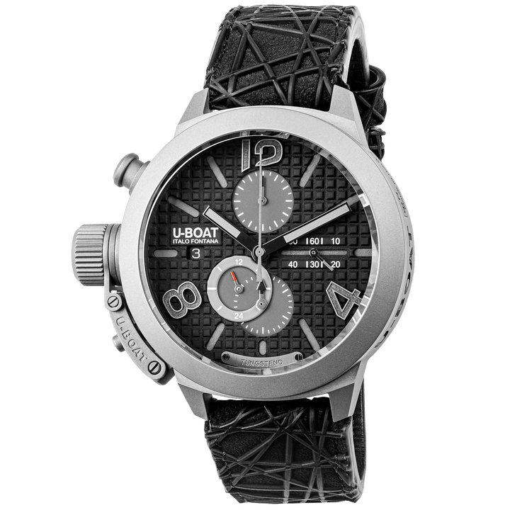 U-BOAT óra Classic 45 Titanium Tungsten Black 45mm automata fekete titán 3004