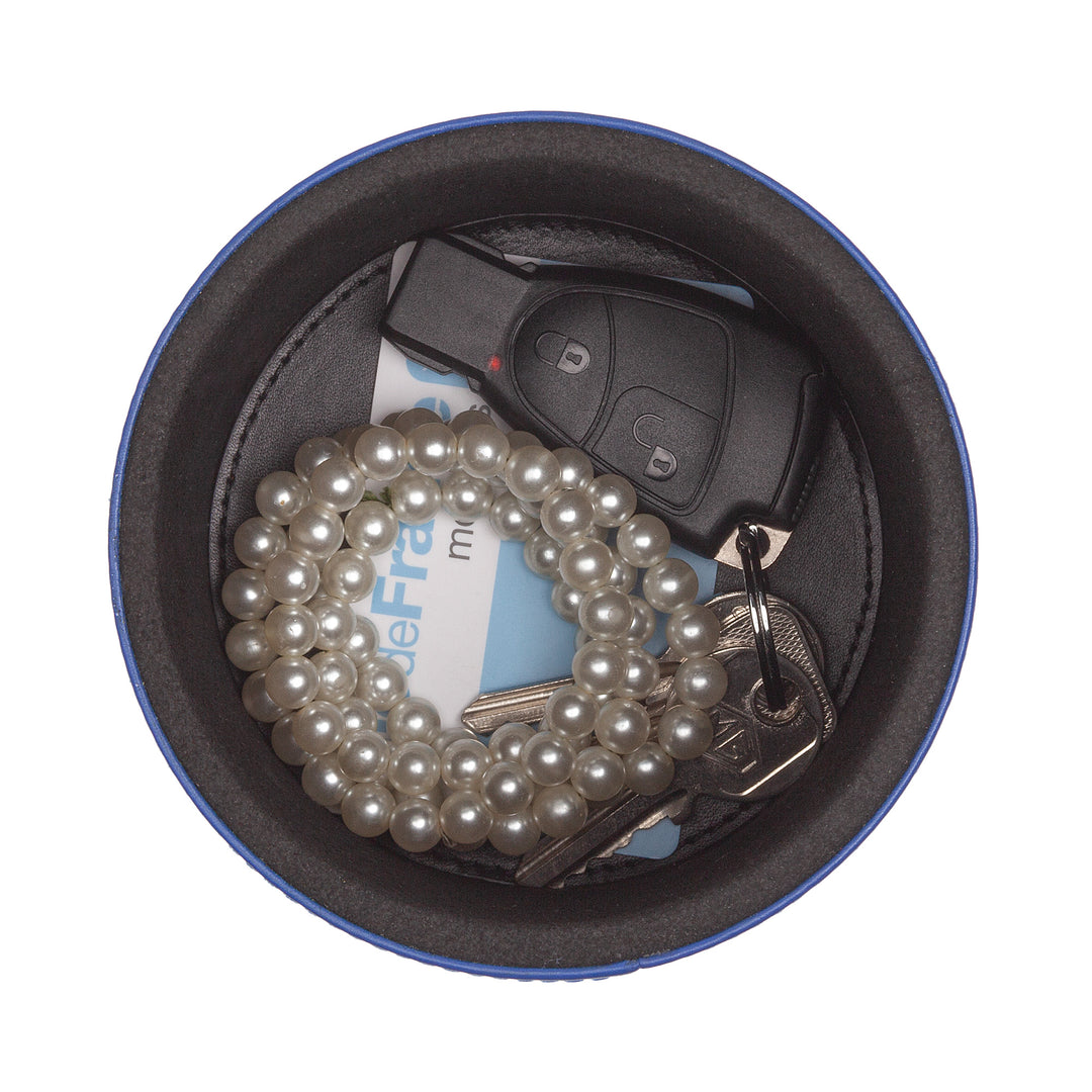 Pot design DUDU avec couvercle pour bureau à domicile 11x14cm, plateau de rangement multicolore, vide poche polyvalent