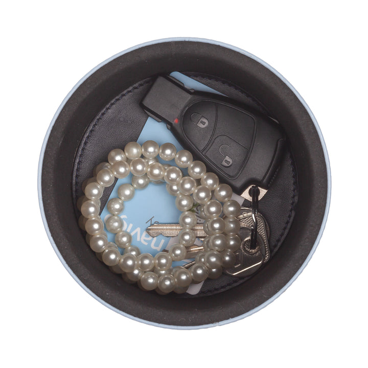 Pot design DUDU avec couvercle pour bureau à domicile 11x14cm, plateau de rangement multicolore, vide poche polyvalent