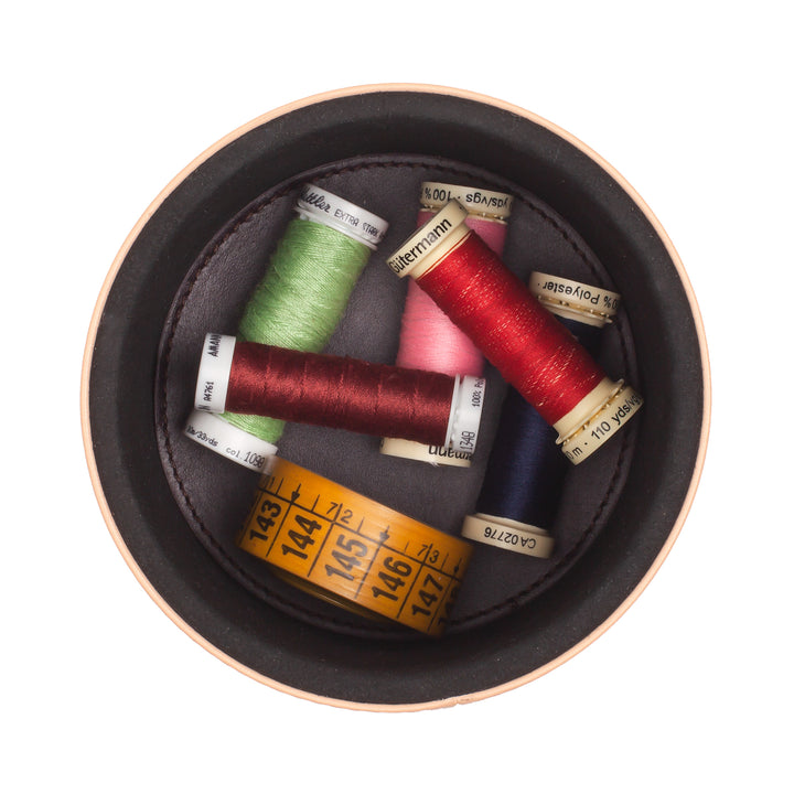 DUDU Design Glas mit Deckel für den Home-Office-Schreibtisch 11 x 14 cm, mehrfarbige Ablageschale, vielseitiger Taschenentleerer